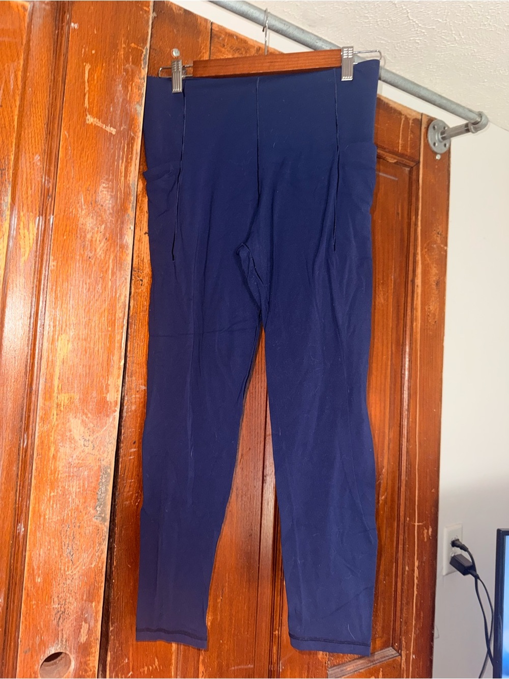 aerie High-Waist Navy Leggings